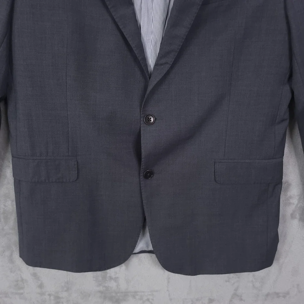 Brooks Brothers Blazer Mens 43R Gray Regent Fit Explorer Wool Blend Suit Jacket